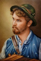 <b>Quirin Kaiser</b> - portrait gemalt von Joerg Kugelmeier - quirin