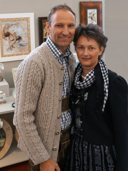 porcelain painter Petra and Joerg kugelmeier