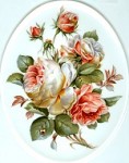 Studie Weisse Rosen im Bouquet, Blumenmalerei - Petra Kugelmeier