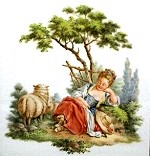 Studie Figurenmalerei, Schferin - Jrg kugelmeier