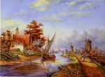Studie Flusslandschaft - Jrg Kugelmeier