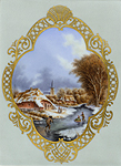 Studie Winterlandschaft n. Koekkoek - Jrg Kugelmeier