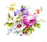 studie blumenbouquet porzellanmalerei Petra Kugelmeier